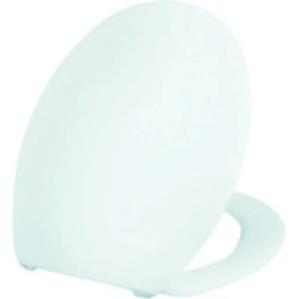 Sedile wc clivia con coperchio bianco cerniere in acciaio inox