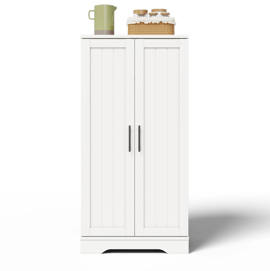 Mobile contenitore 120x60x40 cm con luce LED sensore e ripiano regolabile in MDF bianco