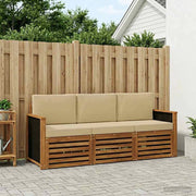 Set divani 3 pz Legno di Acacia Massello 3383954