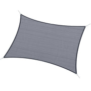 Toldo da giardino ¨C zephmum ¨C grigio 4x6 m HDPE