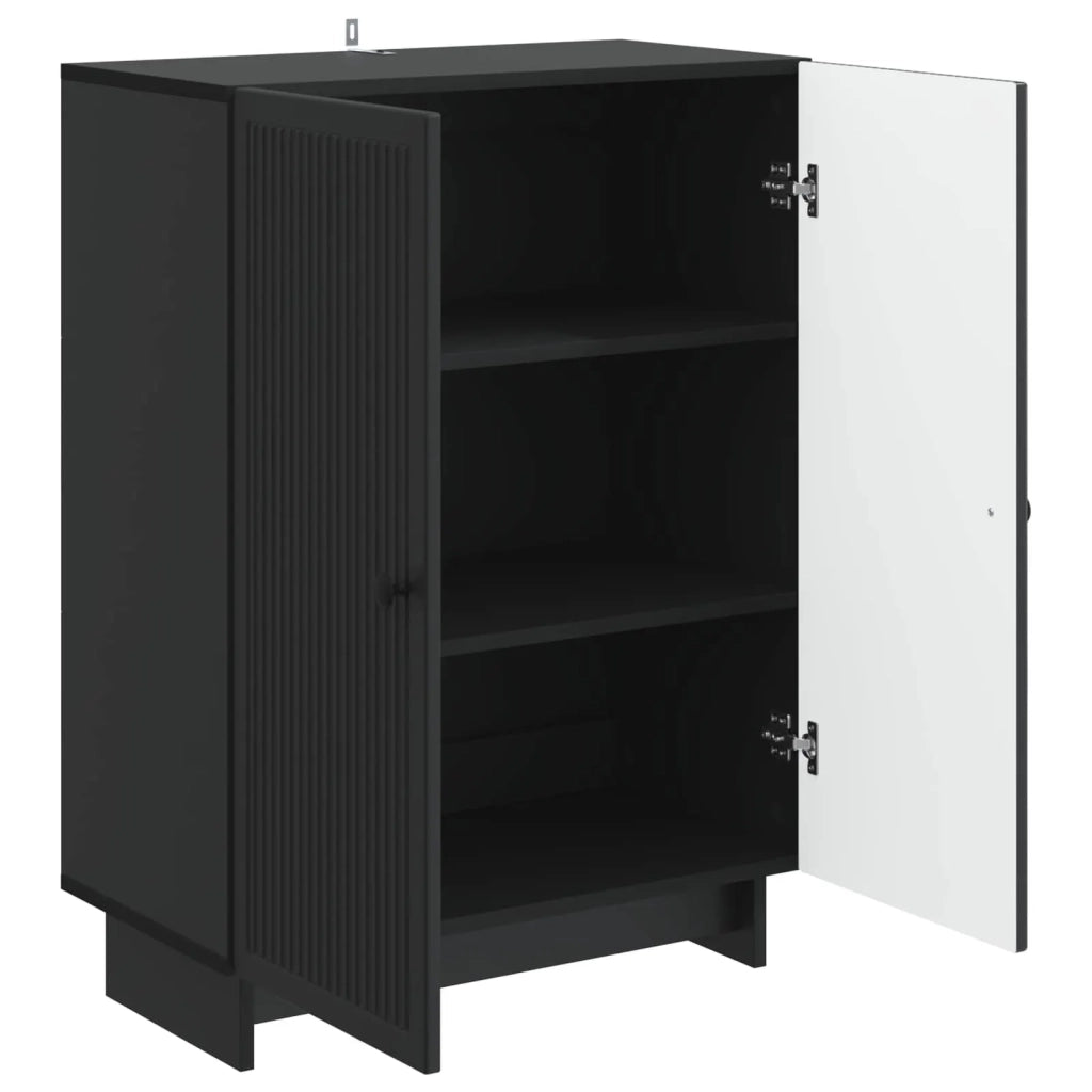 Credenza Nero 66 x 34,5 x 90 cm Legno ingegnerizzato 893896