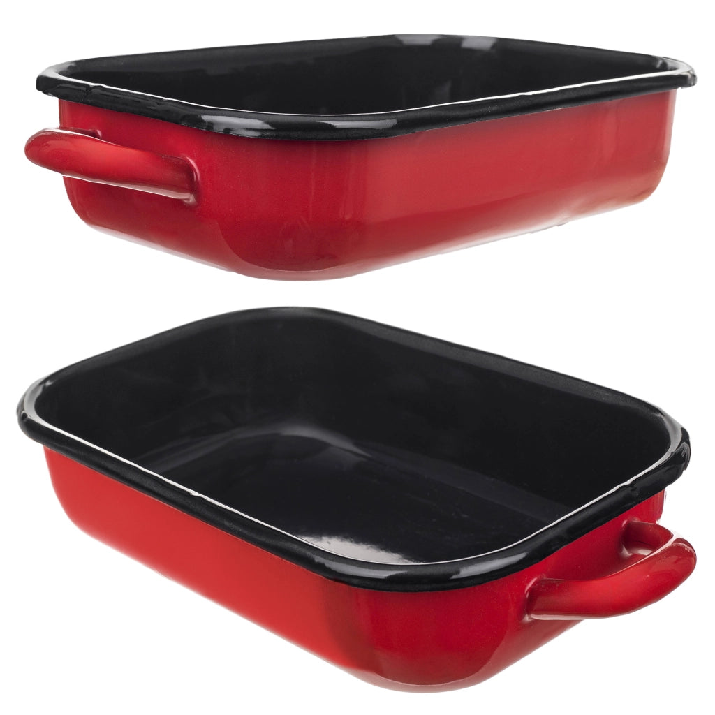 Teglia da forno a induzione smaltata a gas KADAX grande 41 cm 3,4 L