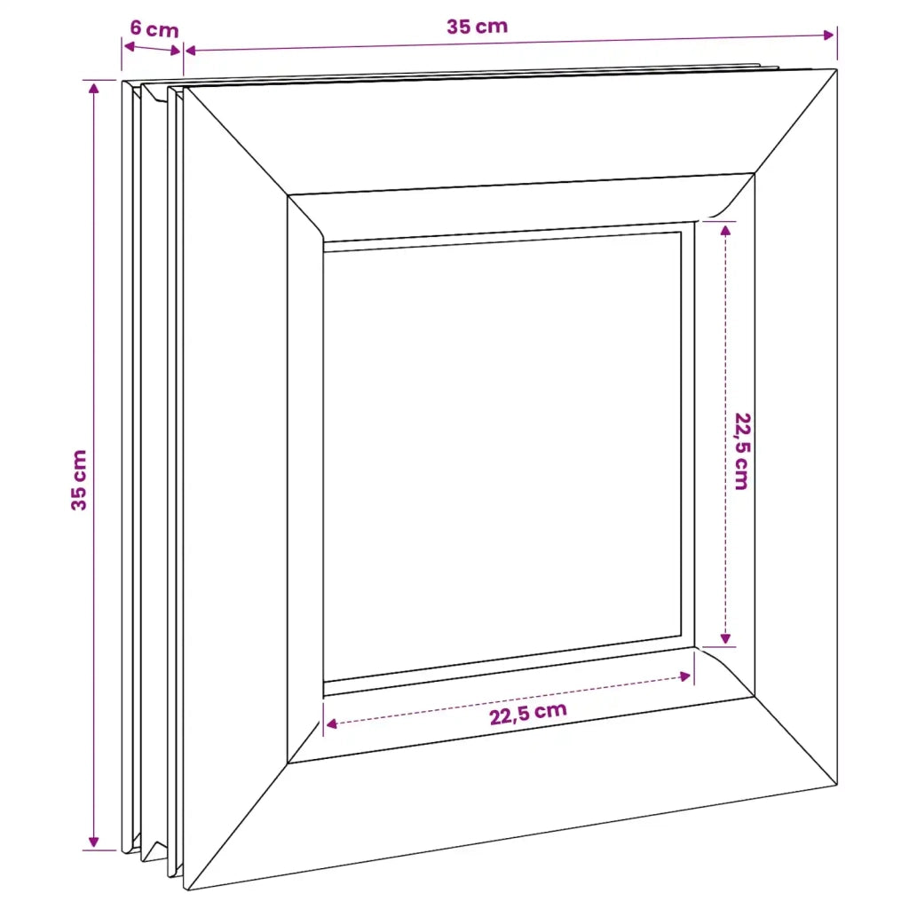 Finestra Cantina RISOR 35 x 35 cm PVC e Vetro 42047989