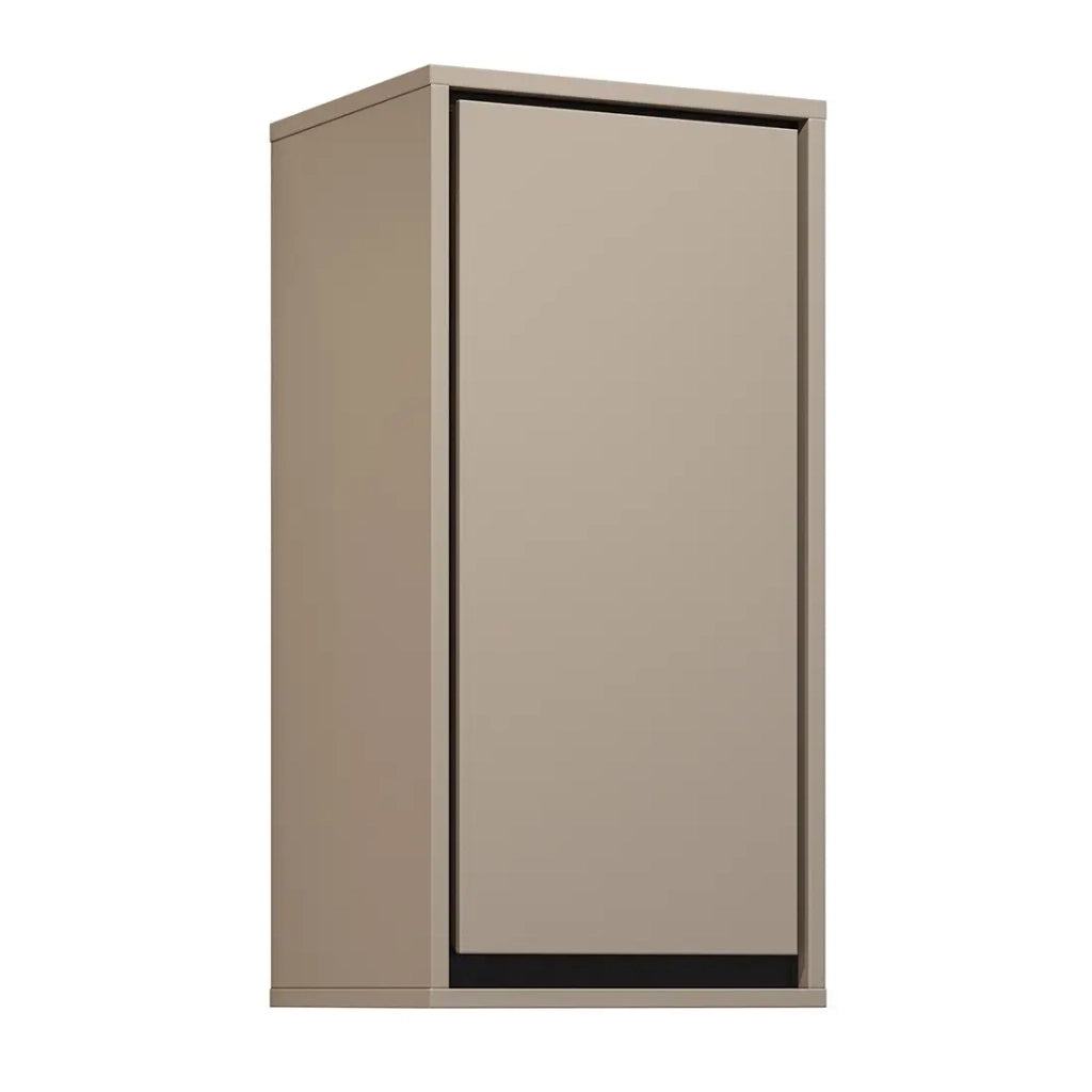 Mobile sospeso da bagno collezione GOBI colore marrone.