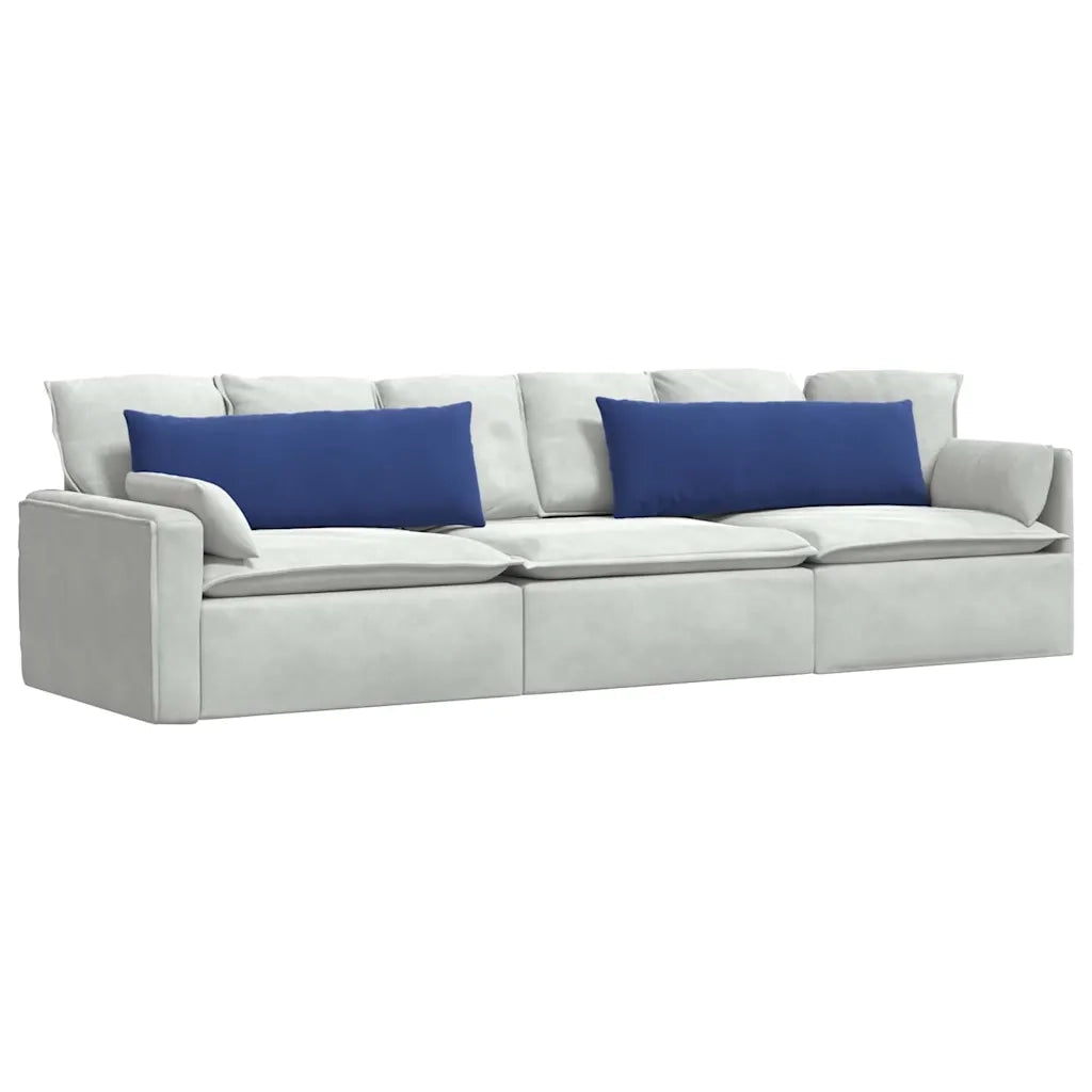 Cuscini da Divano 2 pcs Blu Polizia 120 x 40 cm
