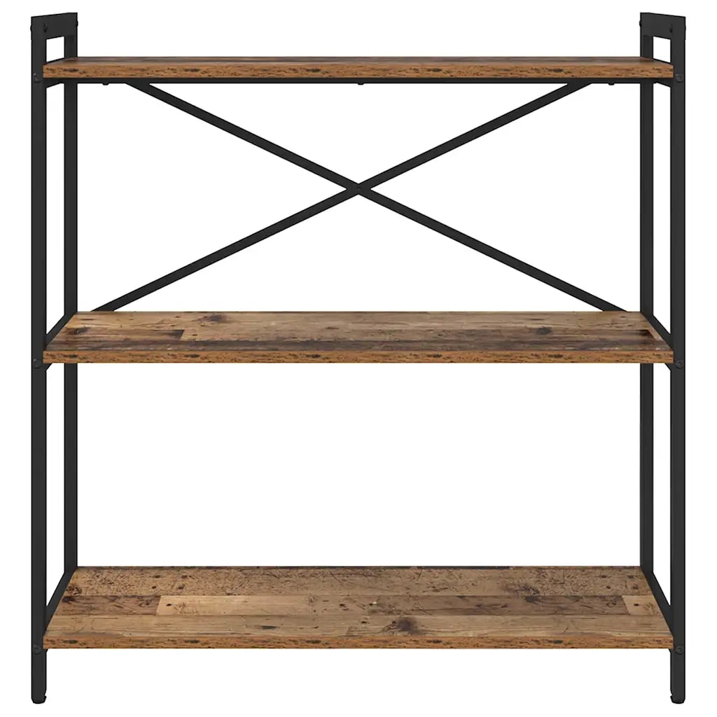 vidaXL Libreria Legno vecchio 80 x 30 x 83 cm Legno multistrato