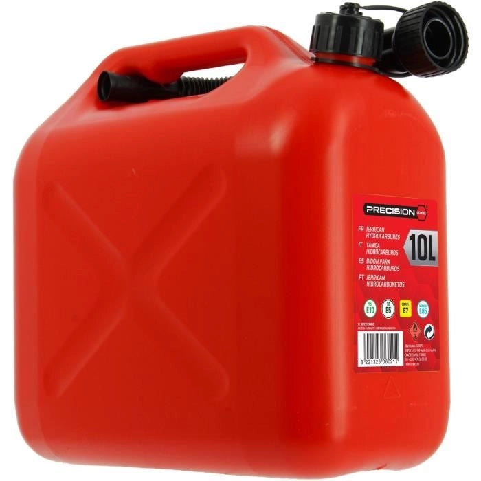 Tanica in plastica - XL TECH - 506021 - Capacità 10 litri - Omologata speciale per idrocarburi