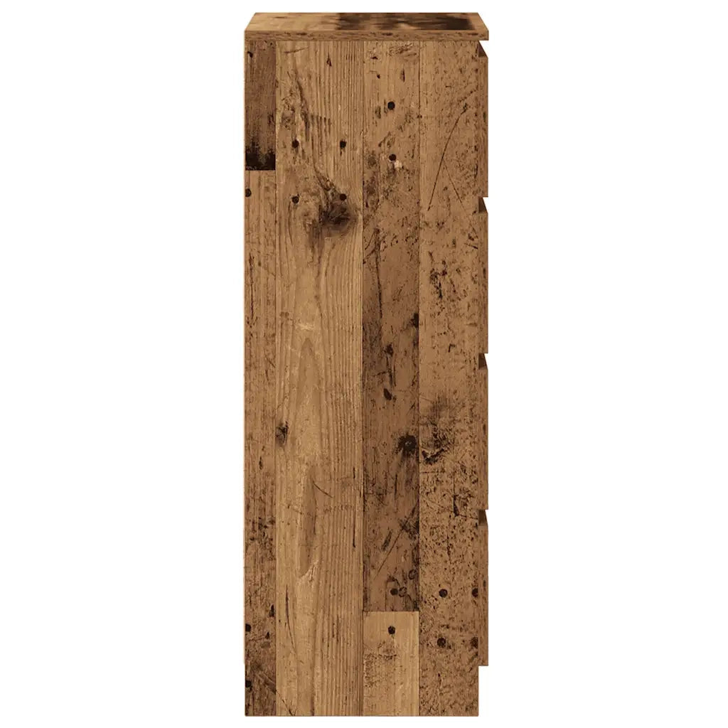 Credenza Legno Antico 37,5x35x99 cm in Legno Multistrato