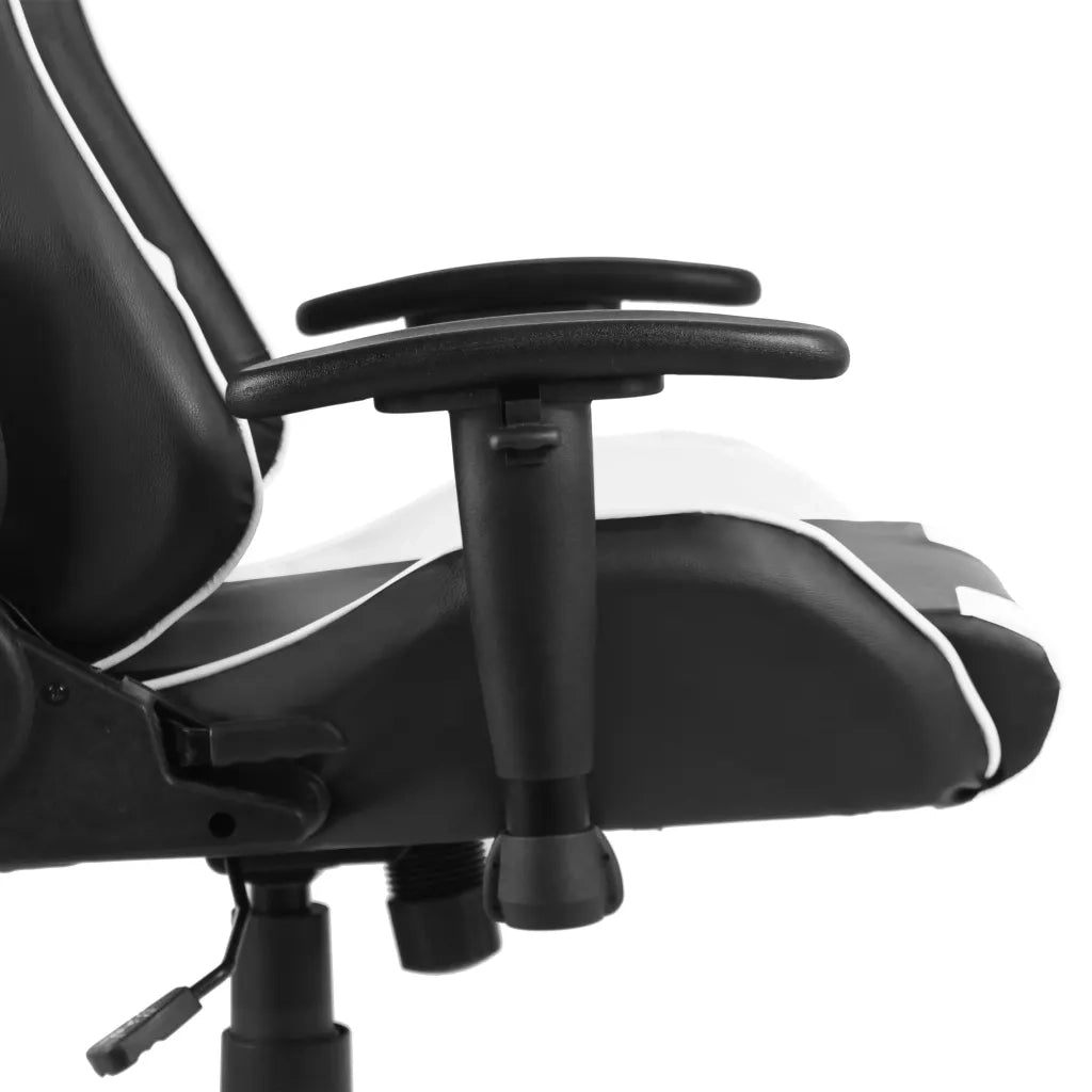 Sedia da Gaming | Sedia da e-sports Girevole Bianca in PVC
