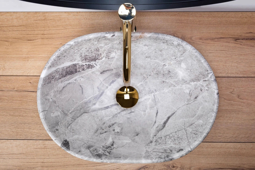 Lavabo Da Appoggio Rea Lara Stone