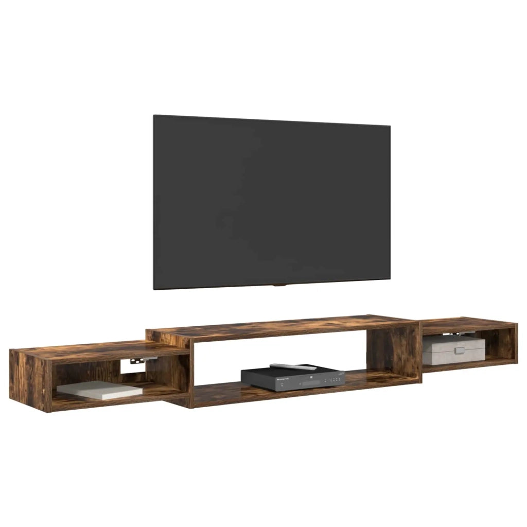 Mobile TV da Parete A parete Rovere Fumo 180 x 28 x 21 cm