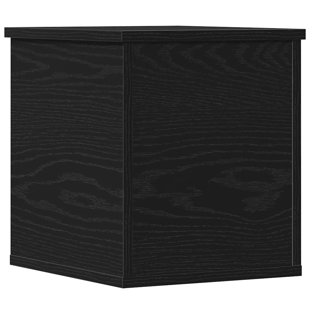 Scatola di Stoccaggio Rovere Nero 30 x 35 x 35 cm 868695