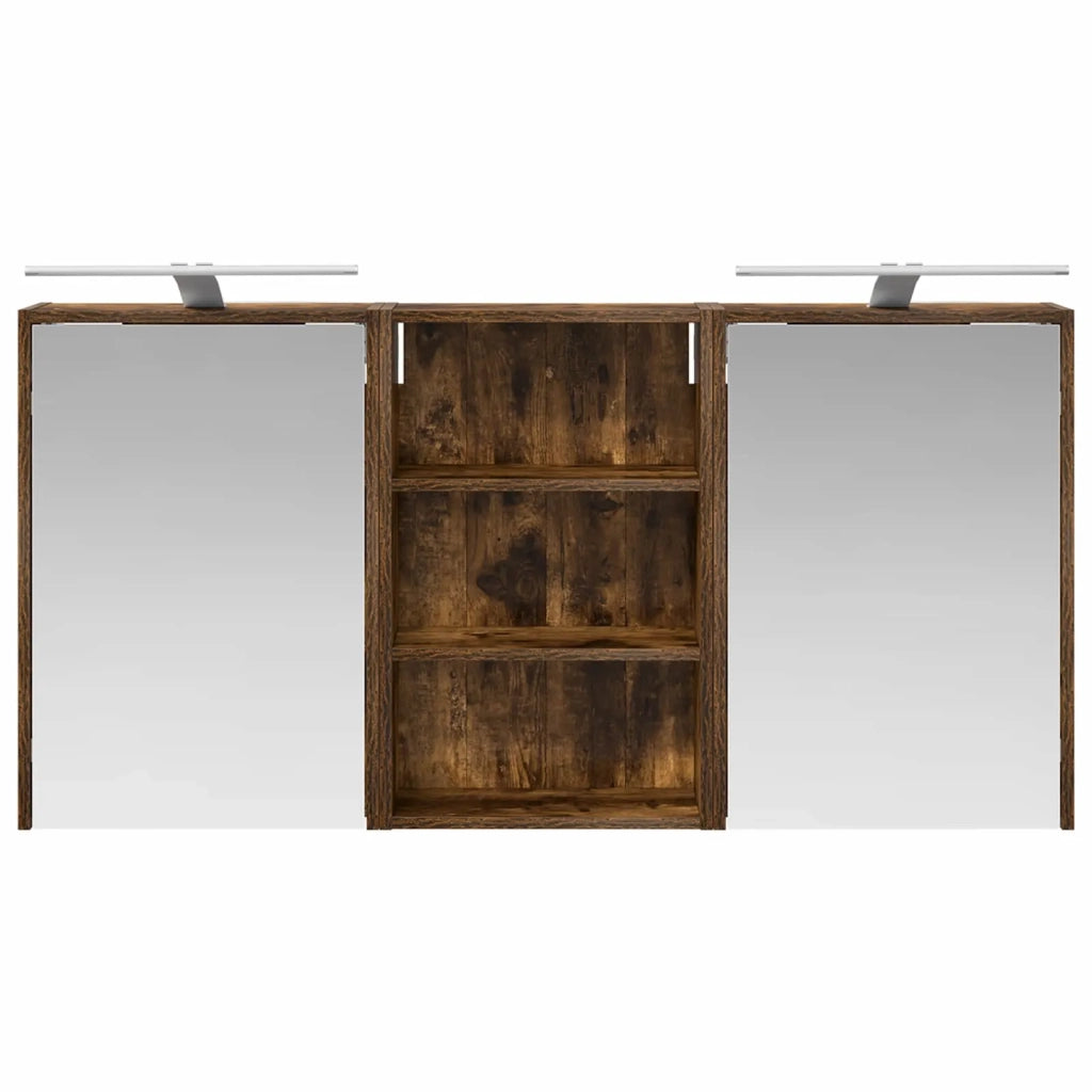 Set di Armadi da Bagno con lo scaffale 3 pcs 126 x 16 x 62.5 cm 3403836