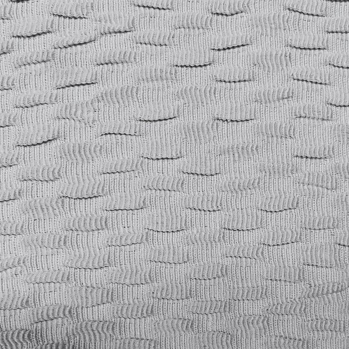 Copripoltrona Reclinabile Elasticizzato Taglia Unica con Tasca Laterale Grigio Chiaro