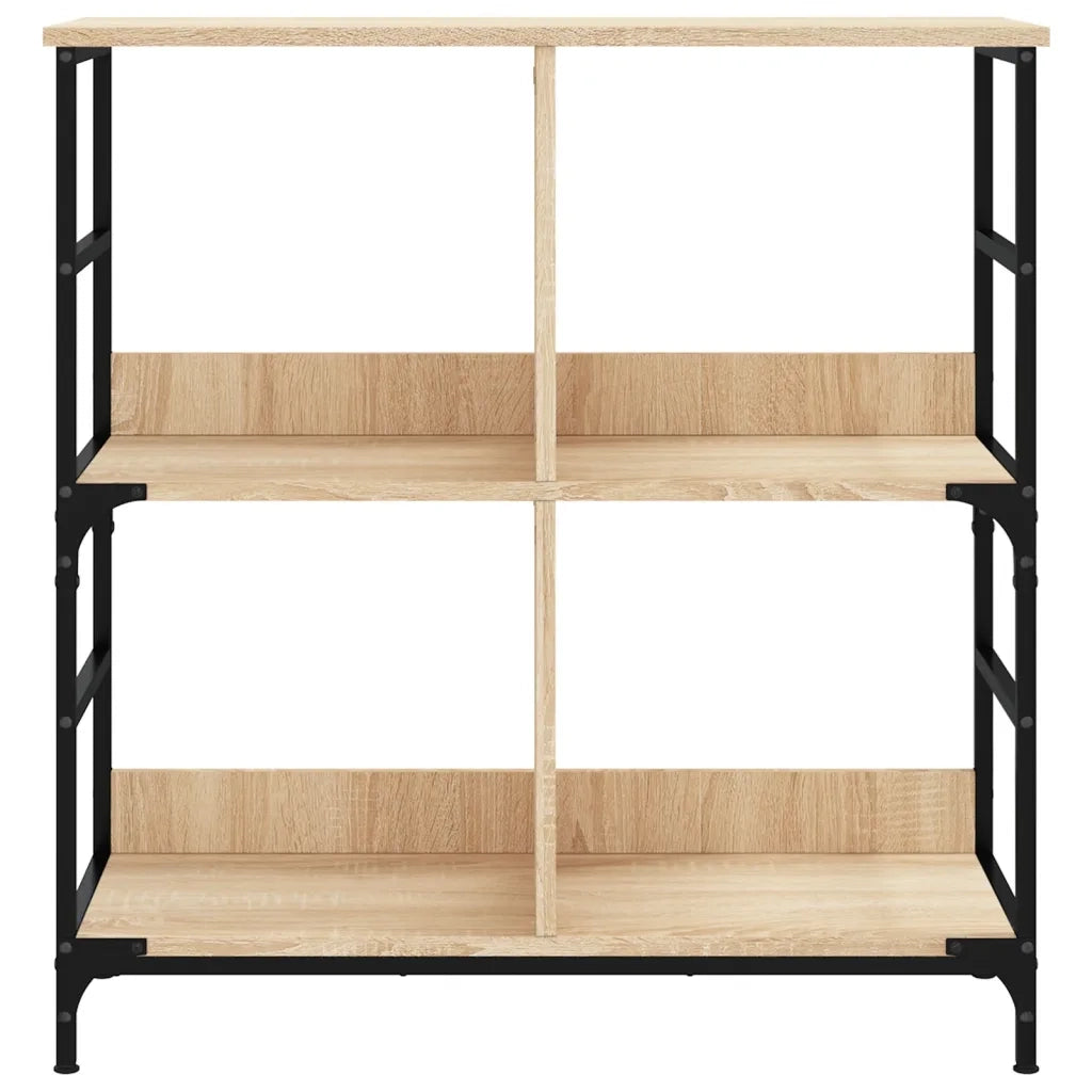 Libreria Rovere Sonoma 78,5x33x82 cm in Legno Multistrato 835245