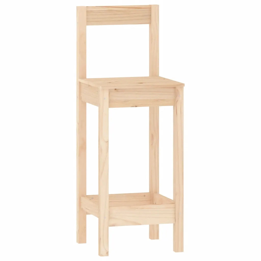 Set da Bar 3 pz in Legno Massello di Pino CFW8239571