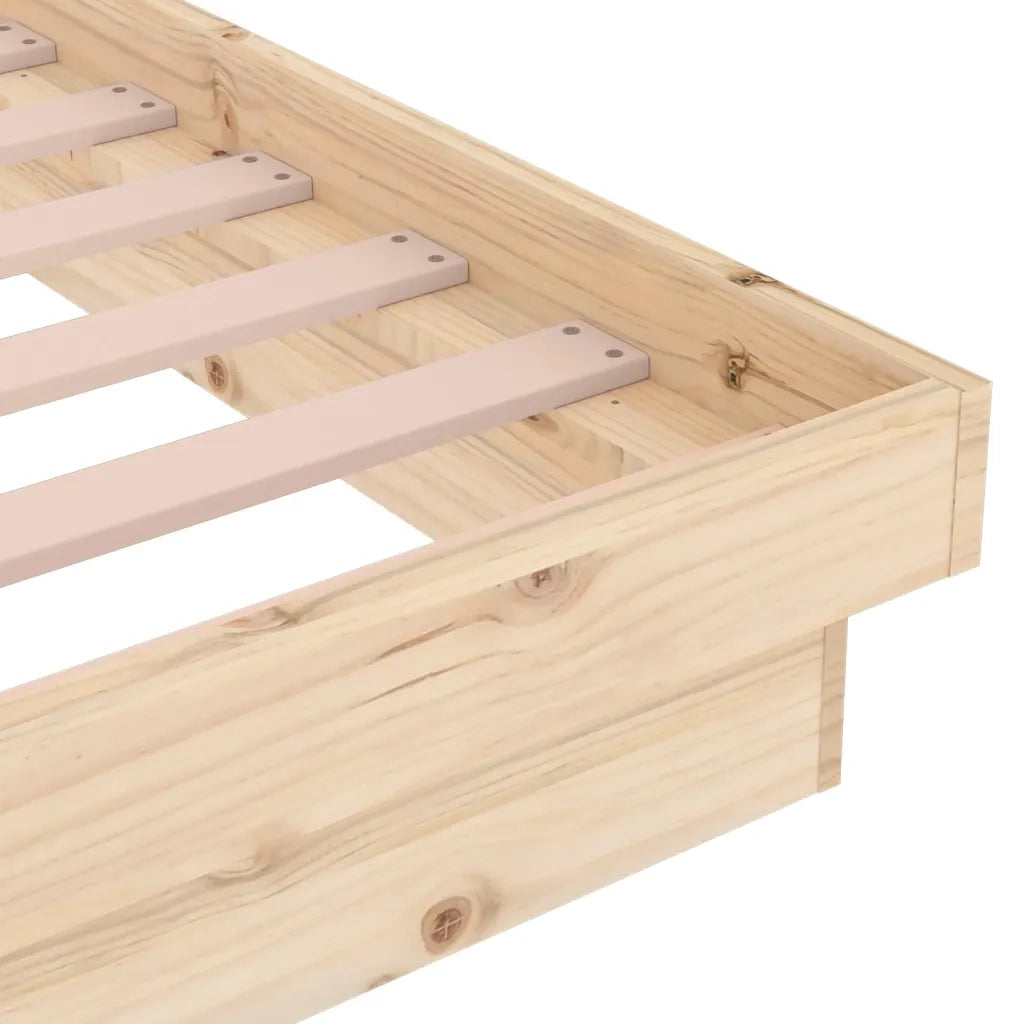 Giroletto-Struttura Letto in Legno Massello 90x200 cm 693132