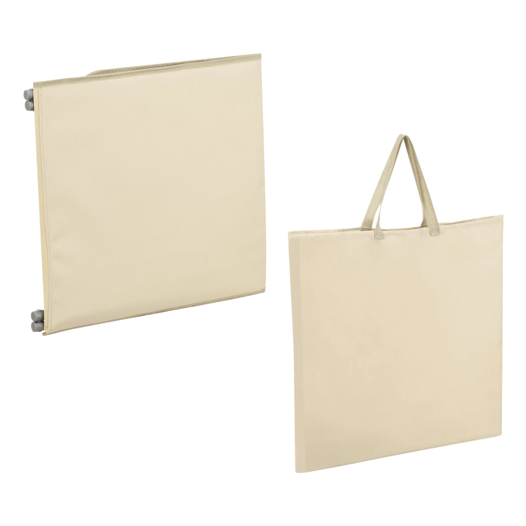 Set di 2 Materassini da Spiaggia Reclinabili Beige 03_0009656
