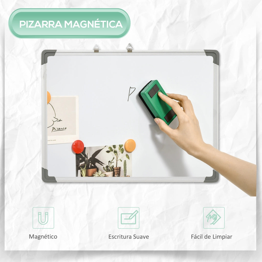 Lavagna Bianca Magnetica ¨C zephmum ¨C 60x45 cm Bianco