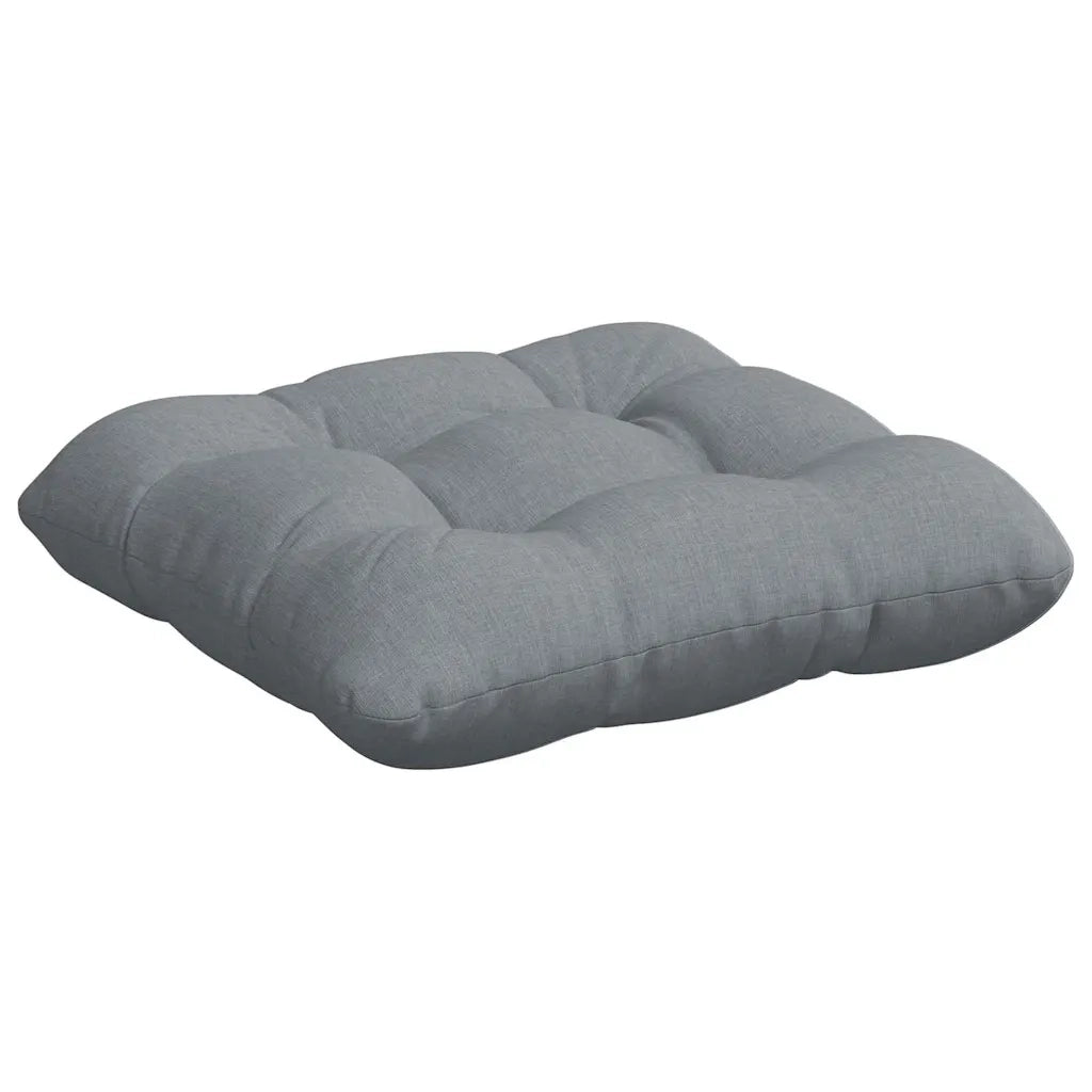 Cuscini per Seduta 4 pcs Grigio chiaro 40 x 40 x 12 cm Tessuto