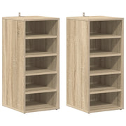 Scarpiere 2 pz | Mobile per scarpe Rovere Sonoma 31,5x35x70 cm in Truciolato