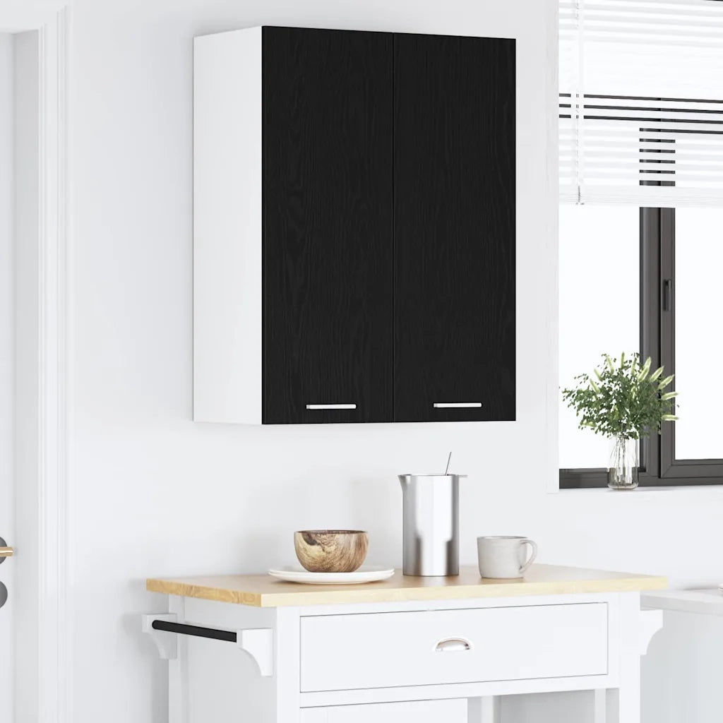 Armadio pensile Rovere Nero 60 x 31 x 80 cm Legno multistrato