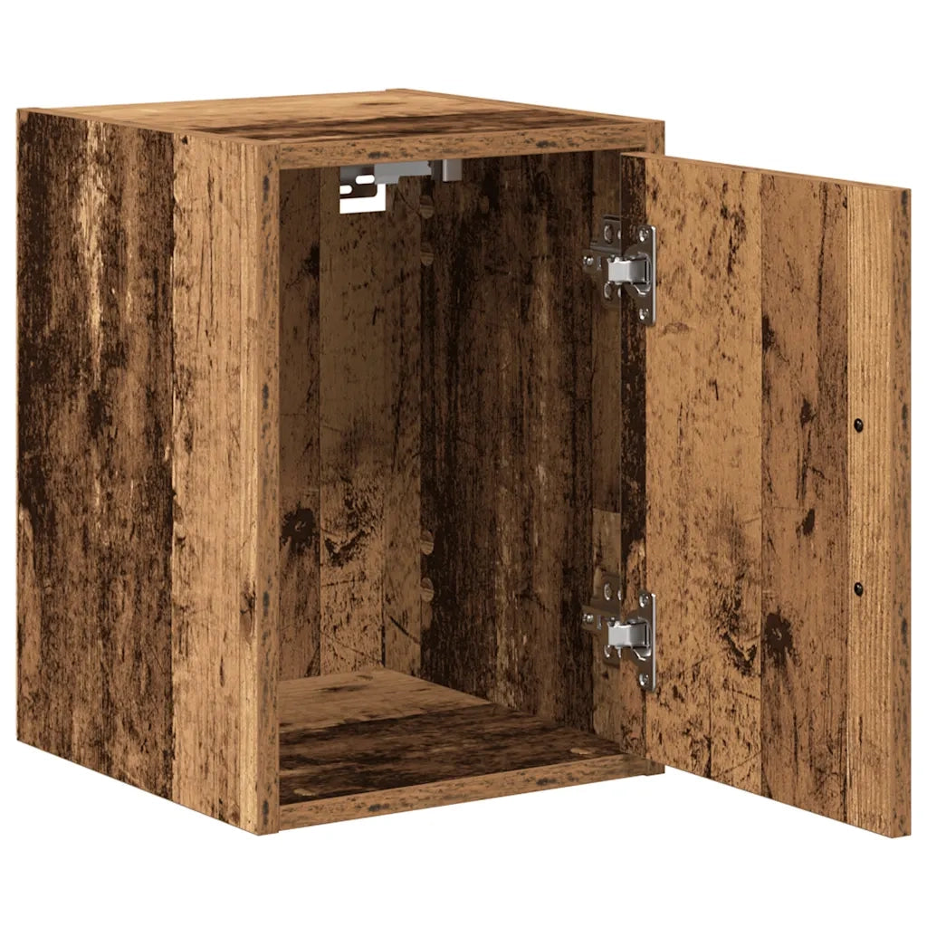 vidaXL Pensili per Garage 2 pz Legno Antico in Legno Multistrato