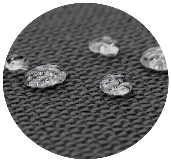 AIO FACTORY Set di cuscini da giardino 100x60x50 cm impermeabili neri