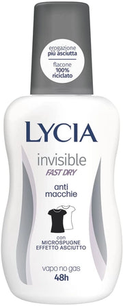 LYCIA DEODORANTE VAPO IN FORMATO DA 75 ML INVISIBLE FAST DRY