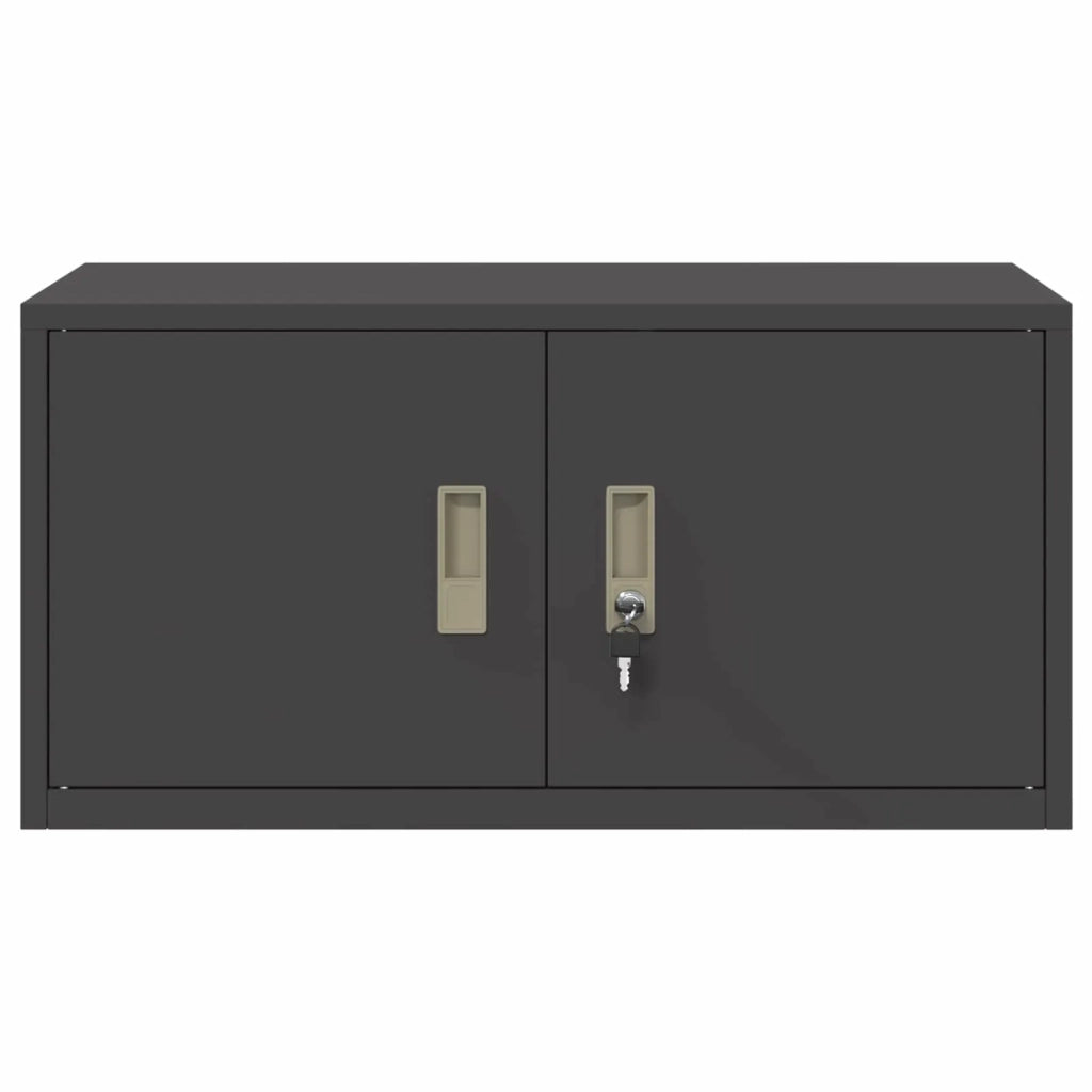 Armadio Nero 80 x 40 x 40 cm Acciaio 891670