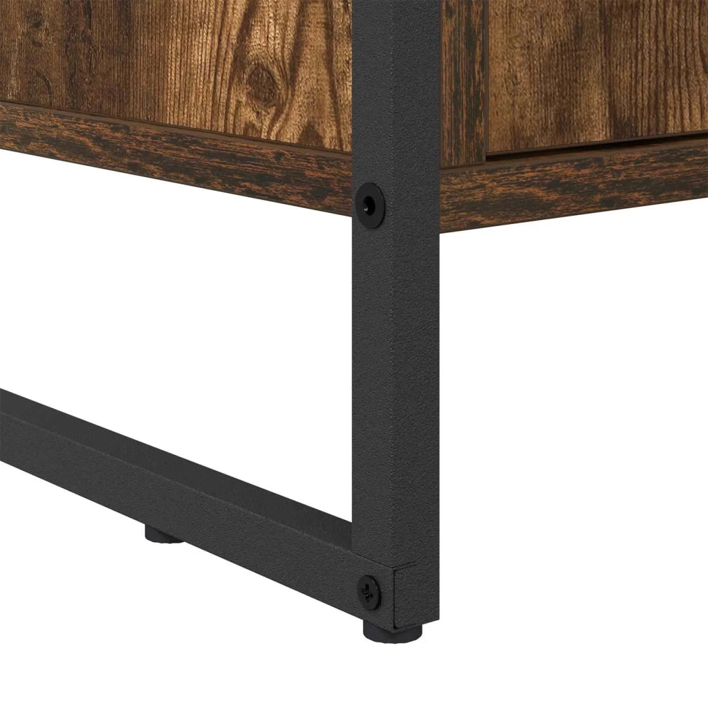 Mobile per scarpe con porta Quercia Fumosa 79 x 36 x 100 cm 886464