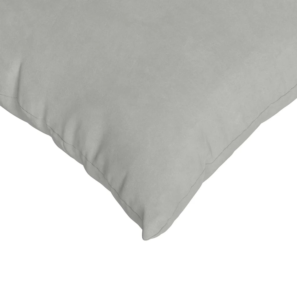 Cuscini da Divano 2 pcs Grigio chiaro 80 x 80 cm Tessuto 42014070