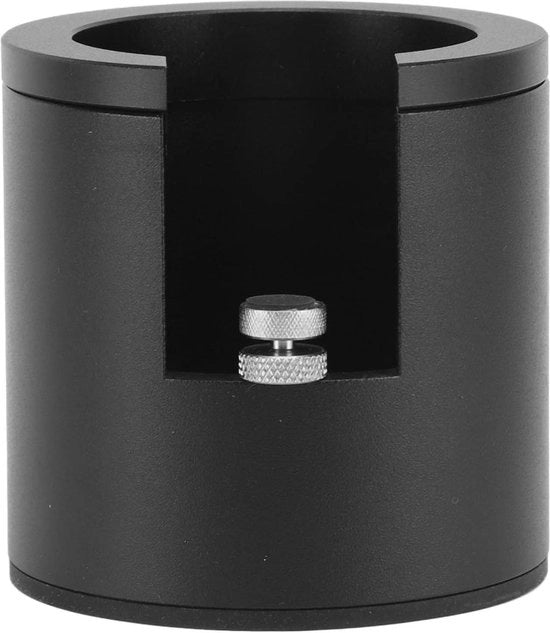 Supporto per Tampone per Caffè con Regolazione di Altezza - Supporto per Macchina del Caffè Base Supporto per Filtro Protetto - 51mm 53mm 58mm - Nero.