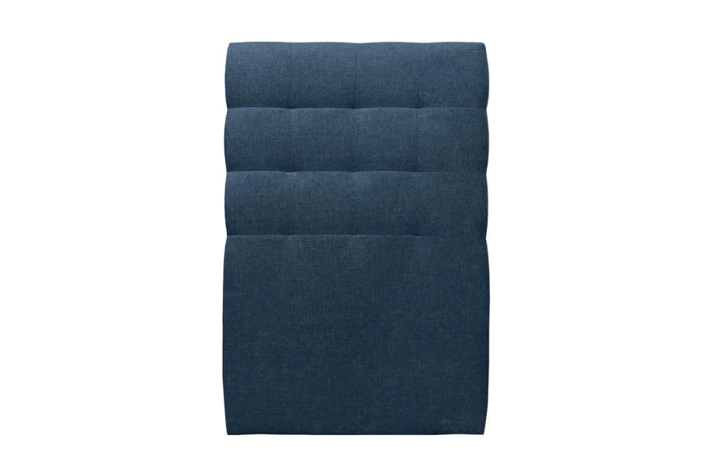 Letto 90x200 cm con testata imbottita - Tessuto Tela opaca