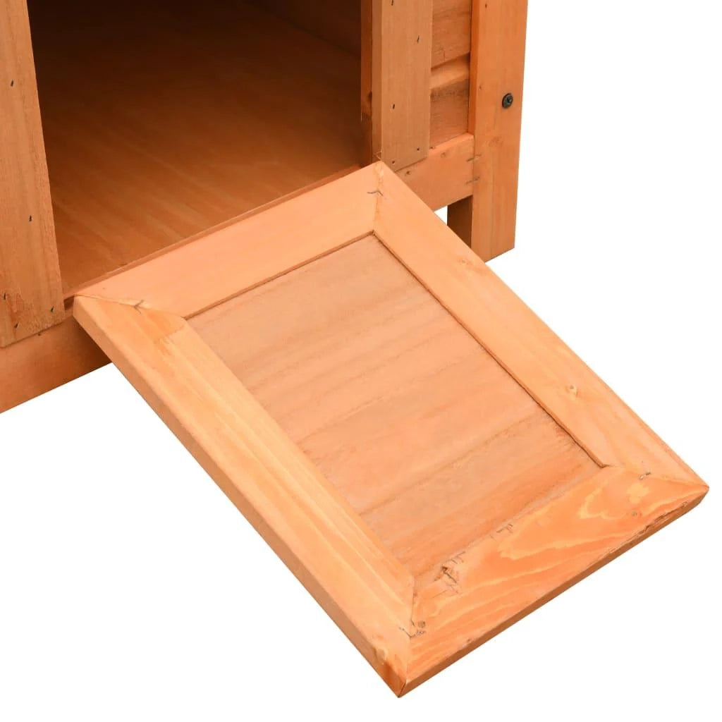 Tiragraffi per gatti albero di nicchia giocattolo per animali imbottito in pino massiccio 50 x 46 x 43 5 cm marrone 3702050