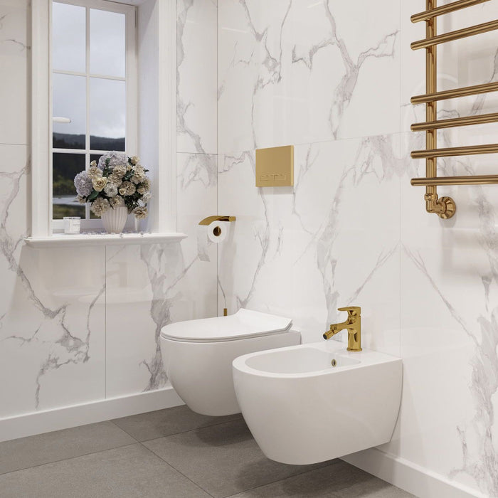 Vaso Wc Sospeso Rea Carter 24cm Rimless