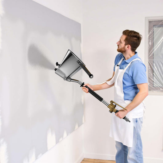 Intonacatrice a spruzzo 6-10 bar, macchina per intonaco con ugello da 8 mm, imbuto da 3,7 l, lunghezza 72 cm, pistola per malta in alluminio e acciaio inox