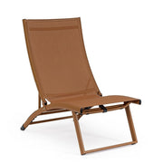 Set di 2 Poltrone Lounge Reclinabili da Esterno in Alluminio e Textilene - TERRA