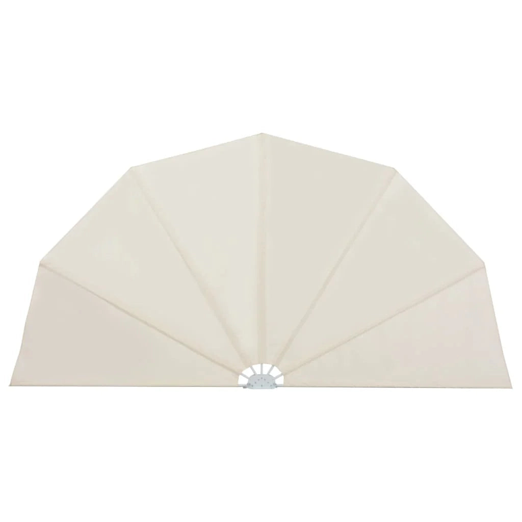 Tenda da sole laterale retrattile/schermo privacy per patio giardino terrazza balcone crema 200 cm 02_0007065