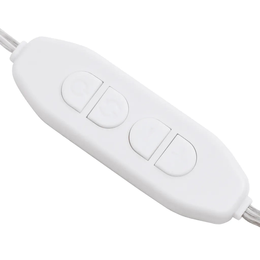 Applique Specchio 8 Lampadine LED Bianco Caldo e Bianco Freddo 335864