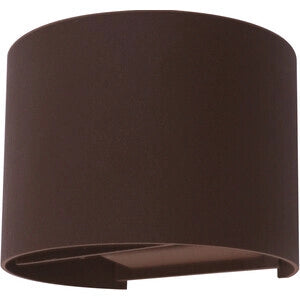 APPLIQUE LED GANDALF 2X5W 4000K IP54 Marrone