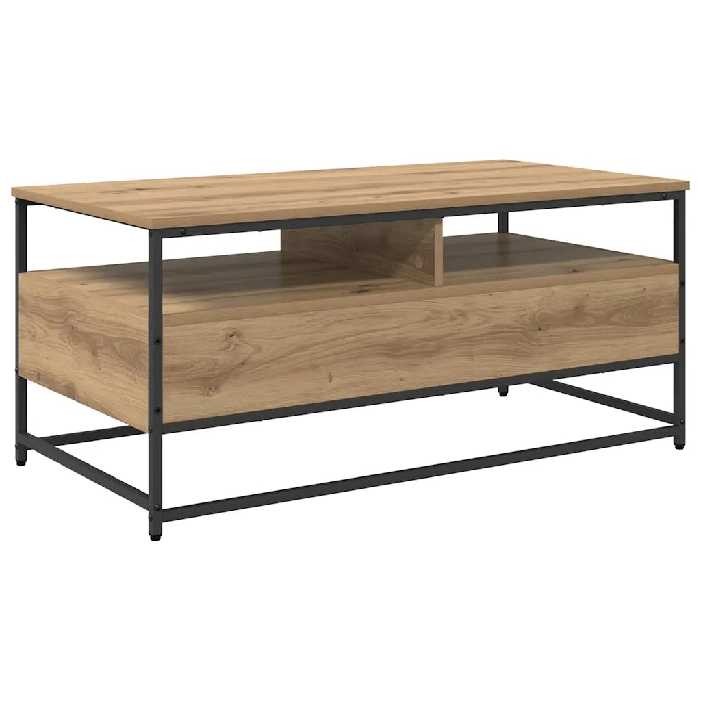 Tavolino da salotto Rovere artigianale 100 x 51 x 45 cm 882765