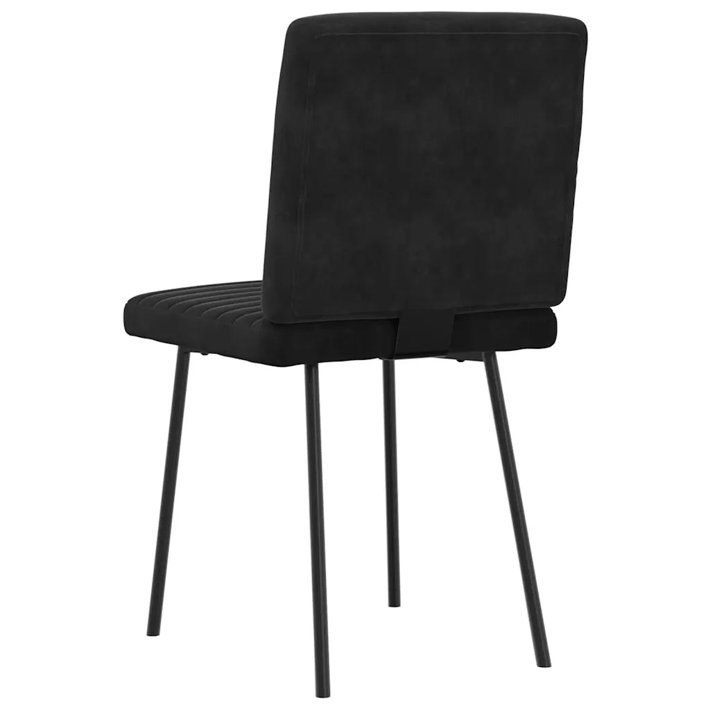 vidaXL Sedie da Pranzo 2 pz Nere in Velluto