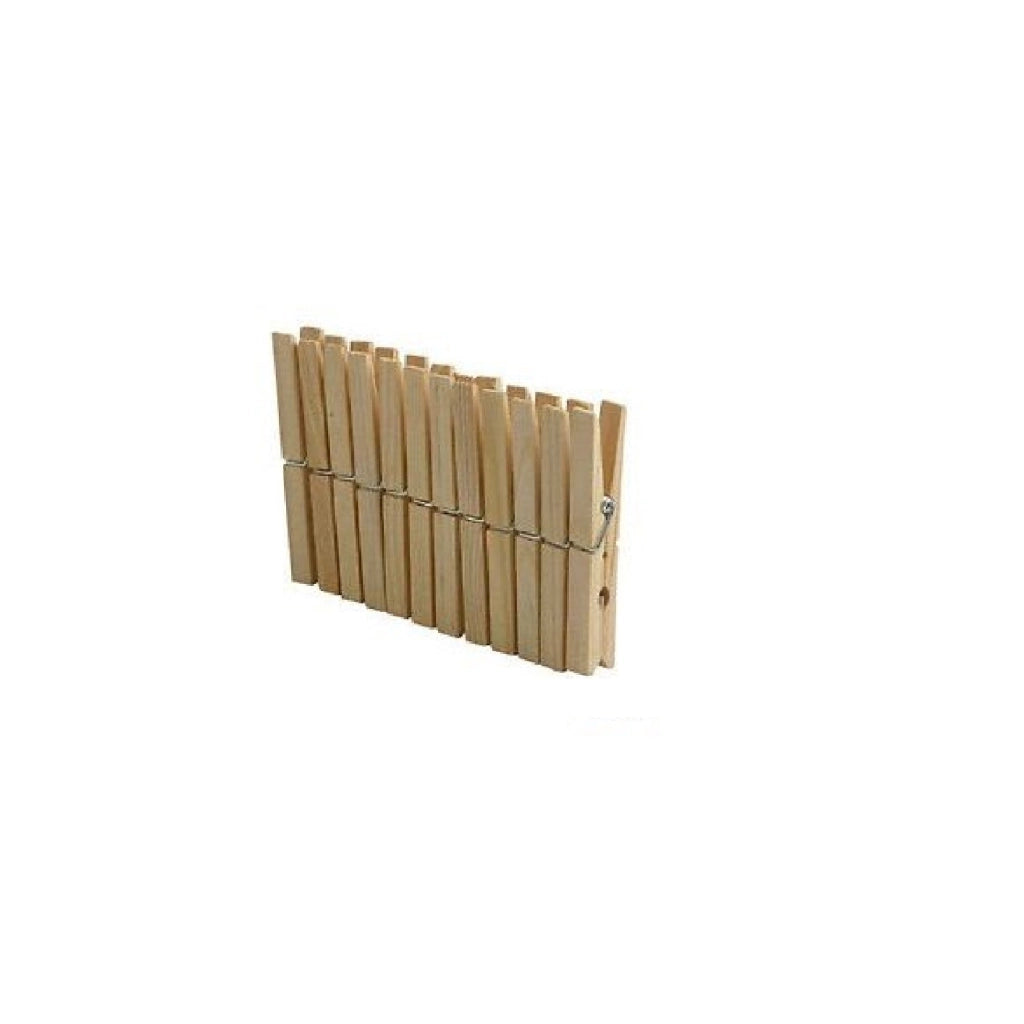 Mollette da bucato 50pz in legno naturale molletta stendino panni lavaggio panno