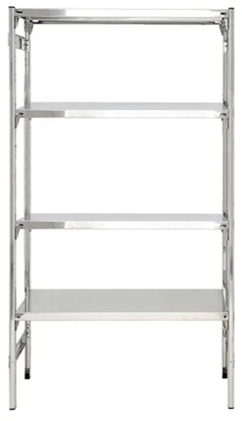Scaffale in acciaio inox per la conservazione degli alimenti cm. 90x30x200h