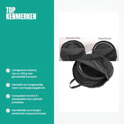 Tas per Bicicletta - Nylon - Impermeabile - per Mountain Bike/ Bicicletta da Corsa - per Ruote Anteriore e Posteriore - Leggero 530 g - Tasca per Ruota