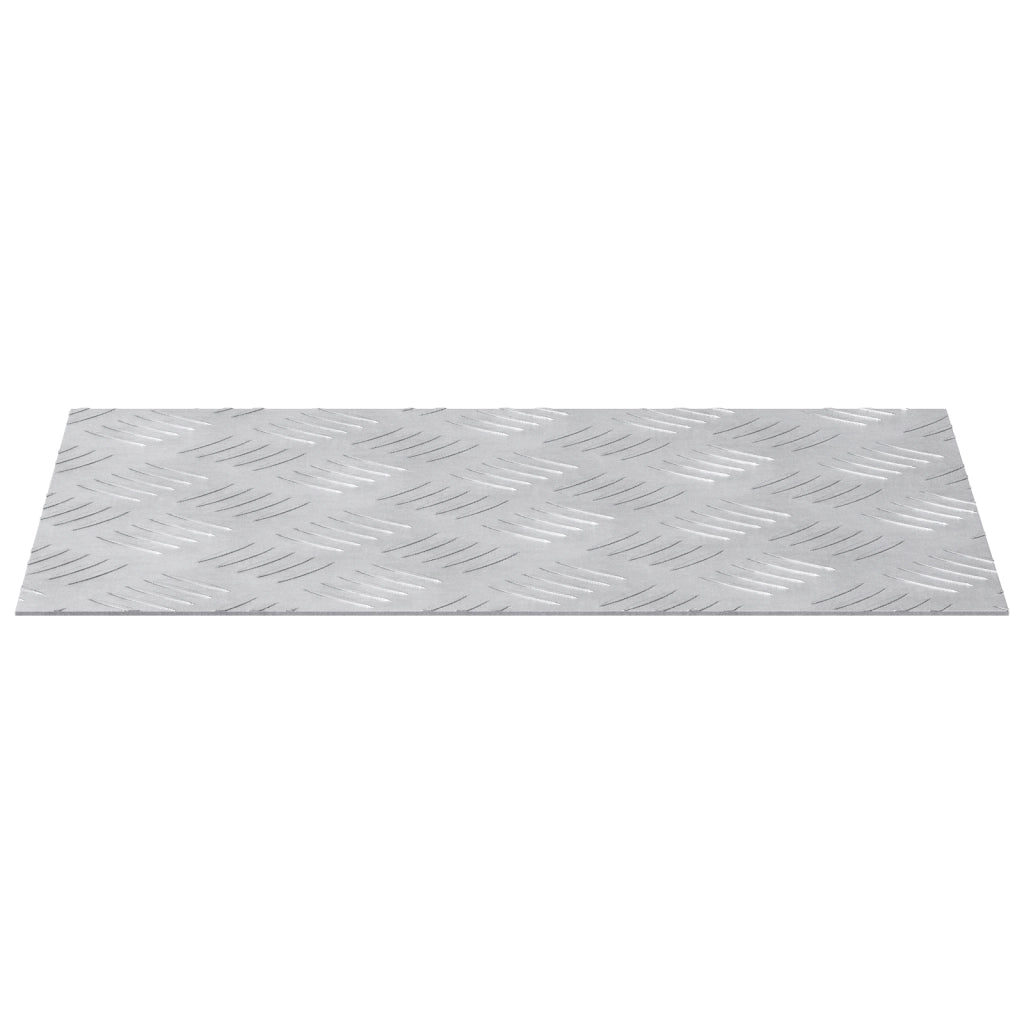 Piastre a scacchi in alluminio 2 pz antiscivolo 40x30 cm
