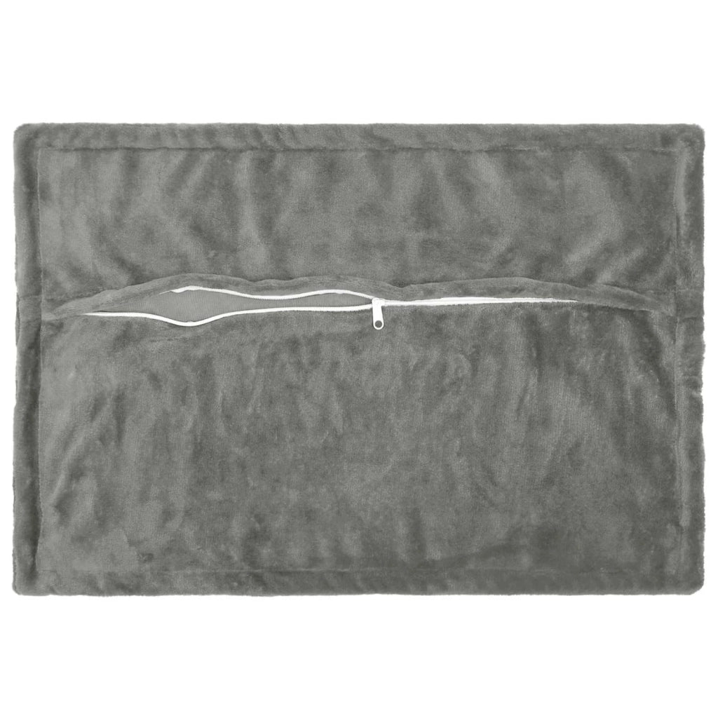Federa 2 pcs HOUTEN Grigio Scuro 50 x 80 cm Flanella 920281