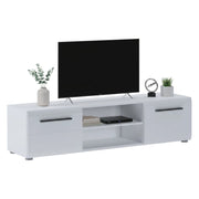 Loazzolo, Mobile Porta tv 2 Ante, 160x40x40h cm Bianco