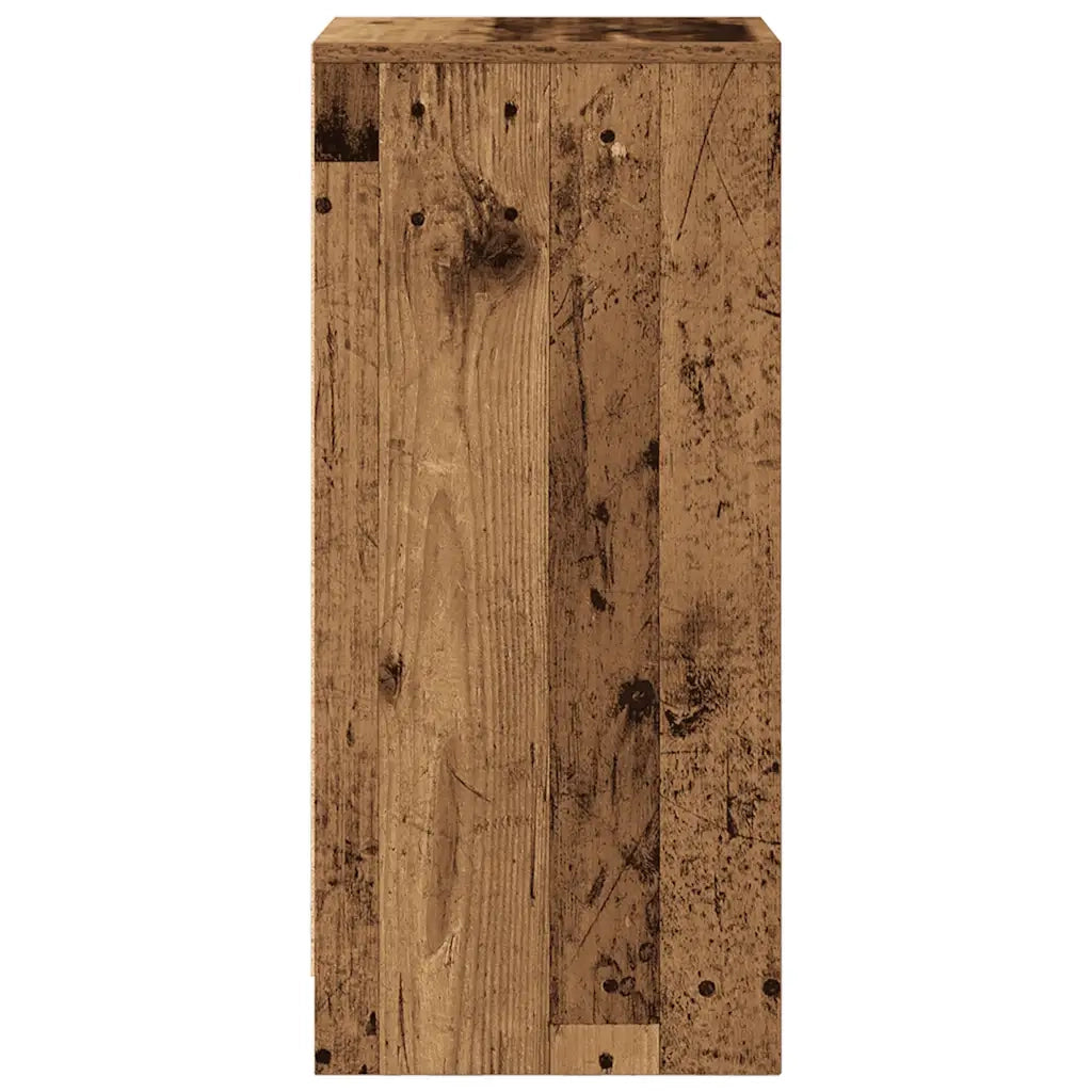 Credenza Legno Antico 29,5x34x76 cm in Legno Multistrato